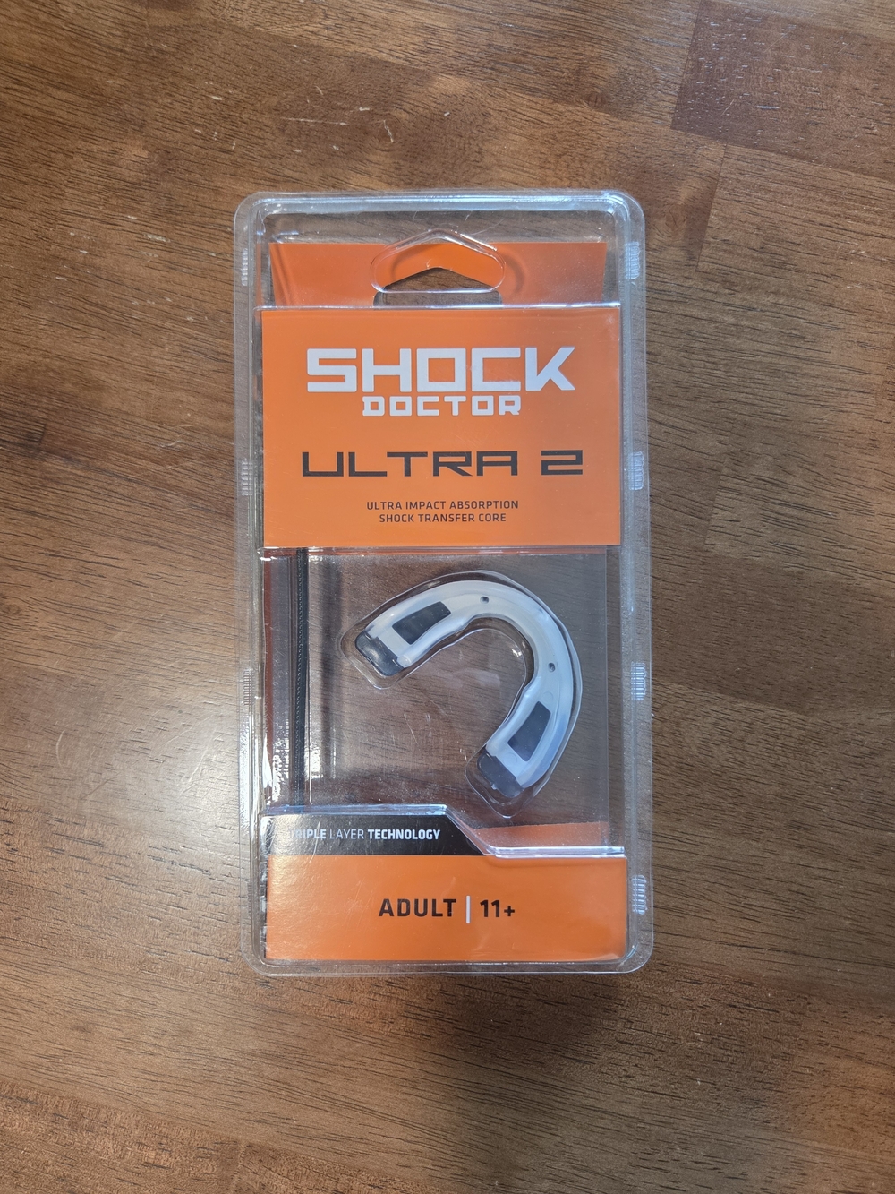 Shock Doctor Ultra 2 Youth Mouthguard - White/Black